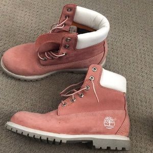 Pink timberlands